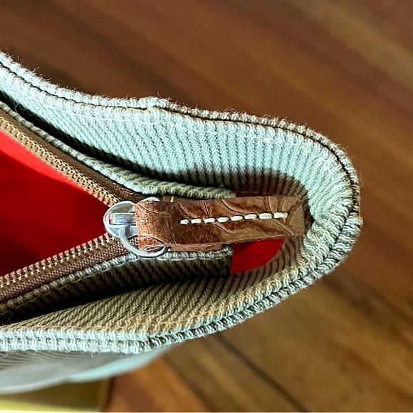 SHARIF Studio Tote Bag & Crossbody Bag Set Textured Canvas Embossed Leather NWOT - Picture 12 of 15